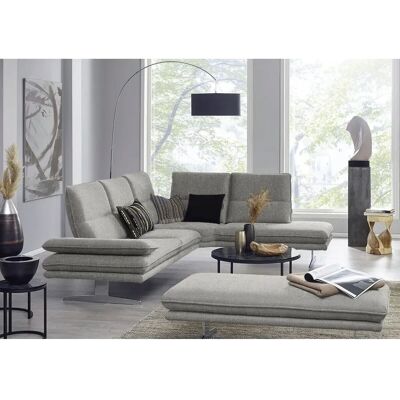W.SCHILLIG Broadway Grau Sofa - L-Form, 4-Sitz, Verstellbar, Stoff S22 W.SCHILLIG Broadway Grau Sofa - L-Form, 4-Sitz, Verstellbar, Stoff S22
