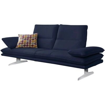 W.SCHILLIG Broadway Sofa - 2,5-Sitzer, Blau, Leder W.SCHILLIG Broadway Sofa - 2,5-Sitzer, Blau, Leder