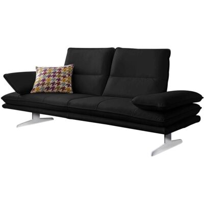 W.SCHILLIG Broadway Ledersofa - 2-Sitzer, Longchair links, Schwarz W.SCHILLIG Broadway Ledersofa - 2-Sitzer, Longchair links, Schwarz