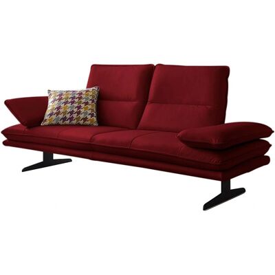 W.SCHILLIG Broadway Ledersofa - 2-Sitzer - Ruby Red W.SCHILLIG Broadway Ledersofa - 2-Sitzer - Ruby Red