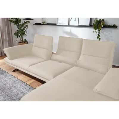 W.SCHILLIG Broadway Grau Ledercornersofa - Sofa W.SCHILLIG Broadway Grau Ledercornersofa - Sofa
