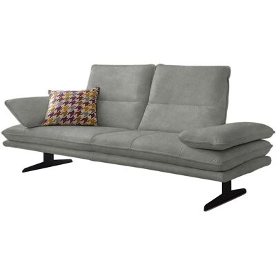 W.SCHILLIG Broadway Sofa - Grau S37, 2-Sitzer, Longchair W.SCHILLIG Broadway Sofa - Grau S37, 2-Sitzer, Longchair
