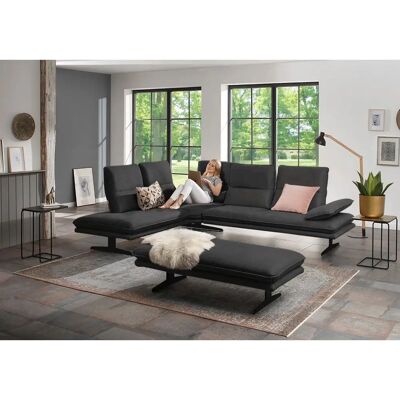 W.SCHILLIG Broadway Sofa - Microfaser, Grau W.SCHILLIG Broadway Sofa - Microfaser, Grau