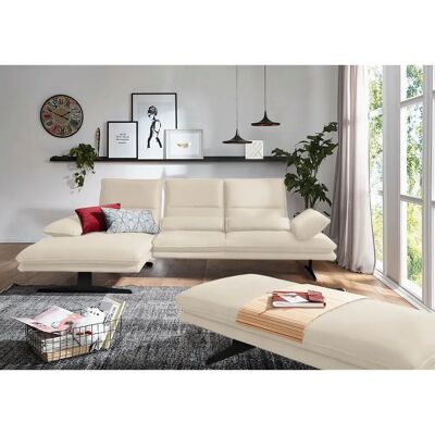 W.SCHILLIG Broadway eisgrau Longchair links 4-Sitzer Ecksofa W.SCHILLIG Broadway eisgrau Longchair links 4-Sitzer Ecksofa