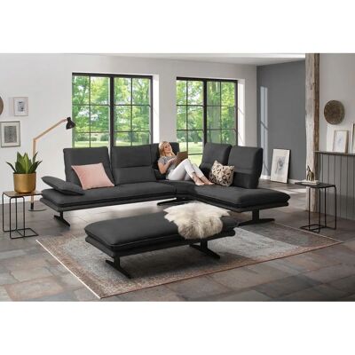 W.SCHILLIG - Broadway - Anthracite Z69 - L-Form - Sectional Sofa W.SCHILLIG - Broadway - Anthracite Z69 - L-Form - Sectional Sofa
