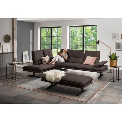 W.SCHILLIG Broadway L-Form Sofa - Luxus-Microfaser in Lederoptik W.SCHILLIG Broadway L-Form Sofa - Luxus-Microfaser in Lederoptik