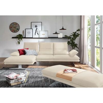 W.SCHILLIG Broadway Grau Leder Sofa - Sofa W.SCHILLIG Broadway Grau Leder Sofa - Sofa
