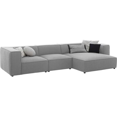 W.SCHILLIG around-the-block Ecksofa - Grau (silber o10) - 6 Sitze W.SCHILLIG around-the-block Ecksofa - Grau (silber o10) - 6 Sitze