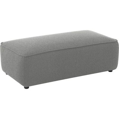 W.SCHILLIG Around-the-Block Grau Leder Hocker W.SCHILLIG Around-the-Block Grau Leder Hocker