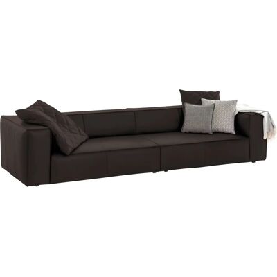 W.SCHILLIG 4-Sitzer Sofa - around-the-block, braun Z59 W.SCHILLIG 4-Sitzer Sofa - around-the-block, braun Z59