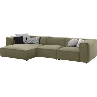 W.SCHILLIG Around-the-Block Ecksofa - Leder, Grün W.SCHILLIG Around-the-Block Ecksofa - Leder, Grün