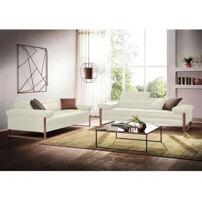 W.SCHILLIG finn Sofa - Verstellbare Kopfstützen, Leder, 2-Sitzer W.SCHILLIG finn Sofa - Verstellbare Kopfstützen, Leder, 2-Sitzer