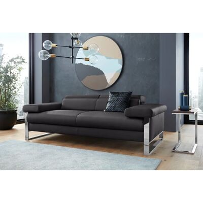 W.SCHILLIG Finn 2-Sitzer Sofa - Leder, Kopfstütze & Sitztiefenverstellung W.SCHILLIG Finn 2-Sitzer Sofa - Leder, Kopfstütze & Sitztiefenverstellung