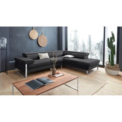 W.SCHILLIG Finn Ledersofa - Hochwertiges Leder, Ottomane rechts, Kopfstütze W.SCHILLIG Finn Ledersofa - Hochwertiges Leder, Ottomane rechts, Kopfstütze