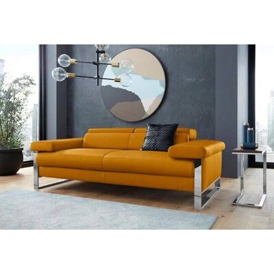 W.SCHILLIG finn Gelbes Sofa mit verstellbarem Kopf- und Sitztiefen W.SCHILLIG finn Gelbes Sofa mit verstellbarem Kopf- und Sitztiefen
