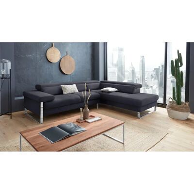 W.SCHILLIG finn Sofa - Hochwertiger Stoff S37 - Ottomane rechts - Sofa W.SCHILLIG finn Sofa - Hochwertiger Stoff S37 - Ottomane rechts - Sofa
