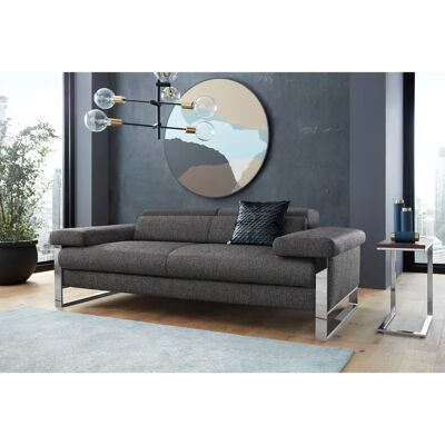 W.SCHILLIG finn Sofa - Motorisierte Sitztiefenverstellung, Anthrazit Stoff, Modernes Design W.SCHILLIG finn Sofa - Motorisierte Sitztiefenverstellung, Anthrazit Stoff, Modernes Design