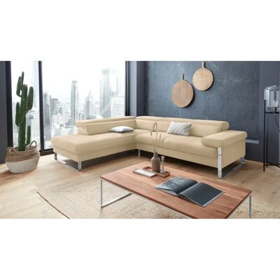 W.SCHILLIG Finn Beige Sofa - Ottomane, 3 Sitze, Motorisch W.SCHILLIG Finn Beige Sofa - Ottomane, 3 Sitze, Motorisch