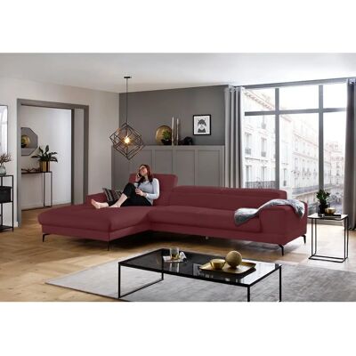 W.SCHILLIG Piedroo - Softleder Ecksofa mit verstellbarem Kopfteil - Sofa W.SCHILLIG Piedroo - Softleder Ecksofa mit verstellbarem Kopfteil - Sofa