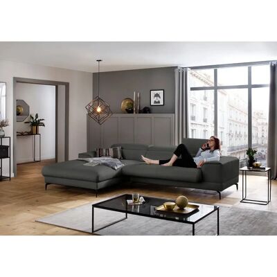 W.SCHILLIG piedroo Sofa - Weiches Leder - 4-Sitzer - L-Form W.SCHILLIG piedroo Sofa - Weiches Leder - 4-Sitzer - L-Form