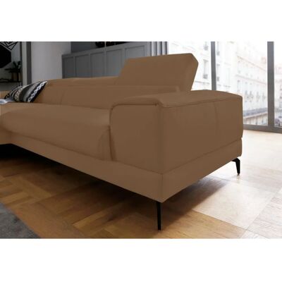 W.SCHILLIG Piedroo - Burgunder Softleder L-Form Sofa - Sofa W.SCHILLIG Piedroo - Burgunder Softleder L-Form Sofa - Sofa
