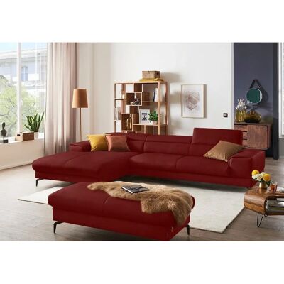 W.SCHILLIG Piedroo Ledersofa - Longchair links, motorischer Kopfteil - Sofa W.SCHILLIG Piedroo Ledersofa - Longchair links, motorischer Kopfteil - Sofa
