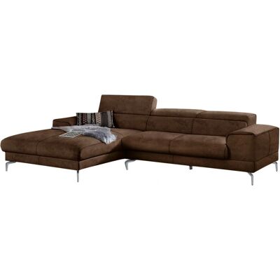 W.SCHILLIG Piedroo - Modernes L-Form Sofa in Braun W.SCHILLIG Piedroo - Modernes L-Form Sofa in Braun