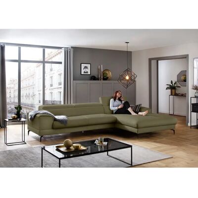 W.SCHILLIG Piedroo - Grünes Camouflage-L-Form-Sofa W.SCHILLIG Piedroo - Grünes Camouflage-L-Form-Sofa