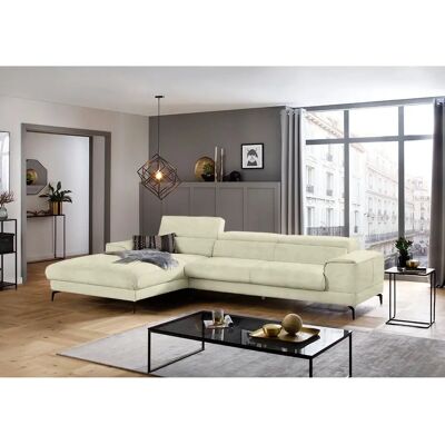 W.SCHILLIG Piedroo - Beige Lederoptik L-Form Sofa W.SCHILLIG Piedroo - Beige Lederoptik L-Form Sofa