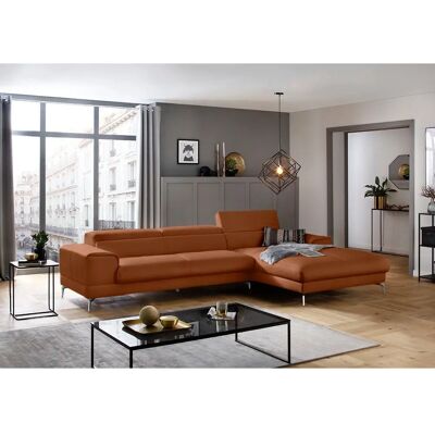 W.SCHILLIG Piedroo Ledersofa - Vintage-Design, Cognac W.SCHILLIG Piedroo Ledersofa - Vintage-Design, Cognac