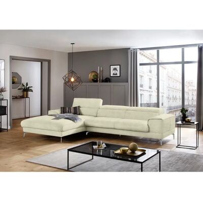 W.SCHILLIG Piedroo L-Form Sofa - Microfaser Beige W.SCHILLIG Piedroo L-Form Sofa - Microfaser Beige