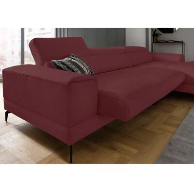 W.SCHILLIG Piedroo Burgund L-Form Sofa - Sofa W.SCHILLIG Piedroo Burgund L-Form Sofa - Sofa