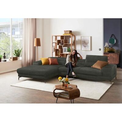 W.SCHILLIG Piedroo Ecksofa - Grün, Chenille-Bezug W.SCHILLIG Piedroo Ecksofa - Grün, Chenille-Bezug