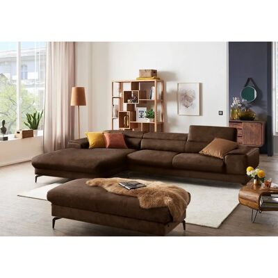 W.SCHILLIG Piedroo - Elegantes L-Form Sofa mit verstellbarem Kopfstütze W.SCHILLIG Piedroo - Elegantes L-Form Sofa mit verstellbarem Kopfstütze