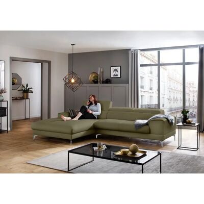 W.SCHILLIG Piedroo L-Form Sofa - Camouflage Leder W.SCHILLIG Piedroo L-Form Sofa - Camouflage Leder