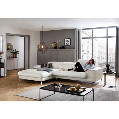 W.SCHILLIG Piedroo - Weiß L-Form Sofa - 303cm W.SCHILLIG Piedroo - Weiß L-Form Sofa - 303cm