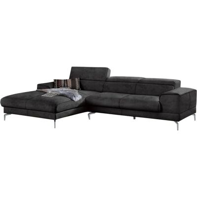 W.SCHILLIG Piedroo Ecksofa - Microfaser, Grau W.SCHILLIG Piedroo Ecksofa - Microfaser, Grau