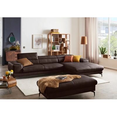 W.SCHILLIG Piedroo - Weiches Leder, Verstellbarer Kopfstütze - Sofa W.SCHILLIG Piedroo - Weiches Leder, Verstellbarer Kopfstütze - Sofa