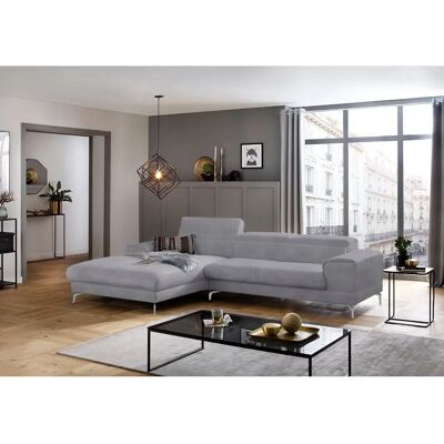 W.SCHILLIG piedroo Sofa - Longchair links, Grau, 303cm W.SCHILLIG piedroo Sofa - Longchair links, Grau, 303cm