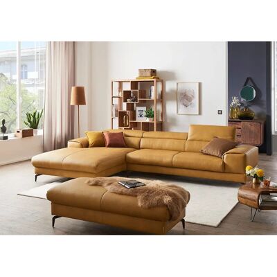 W.SCHILLIG Piedroo - Weiches Leder L-Form Sofa W.SCHILLIG Piedroo - Weiches Leder L-Form Sofa