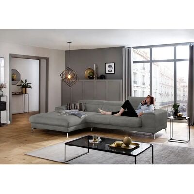 W.SCHILLIG piedroo - L-Form Sofa, grau R66 - Couch W.SCHILLIG piedroo - L-Form Sofa, grau R66 - Couch