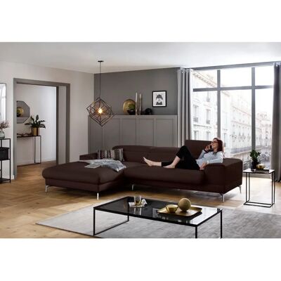 W.SCHILLIG piedroo - Leder-Ecksofa mit Motor-Kopfteil W.SCHILLIG piedroo - Leder-Ecksofa mit Motor-Kopfteil