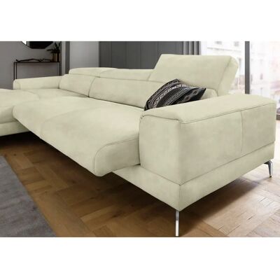 W.SCHILLIG Piedroo - L-Form Ecksofa, Microfaser, Motorische Kopfstütze W.SCHILLIG Piedroo - L-Form Ecksofa, Microfaser, Motorische Kopfstütze
