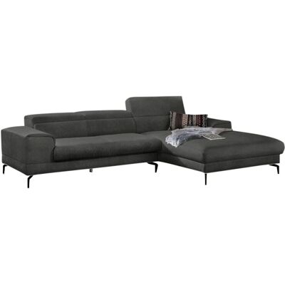 W.SCHILLIG Piedroo Sofa - Chenille Stoff L-Form mit Fußstütze W.SCHILLIG Piedroo Sofa - Chenille Stoff L-Form mit Fußstütze