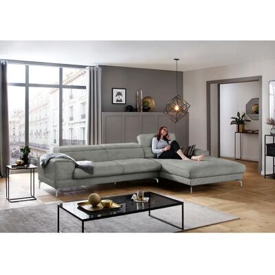W.SCHILLIG Piedroo Ecksofa - Grau S37, 343cm W.SCHILLIG Piedroo Ecksofa - Grau S37, 343cm