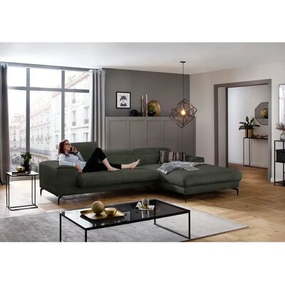 W.SCHILLIG Piedroo Designsofa - Chenille-R66 Grün W.SCHILLIG Piedroo Designsofa - Chenille-R66 Grün