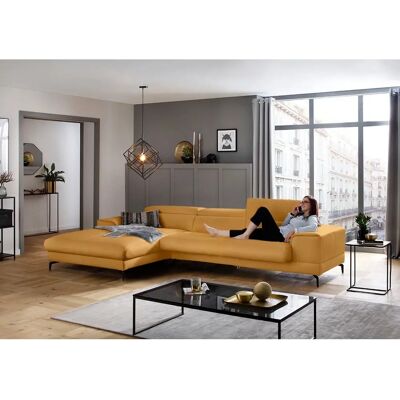 W.SCHILLIG Piedroo Ecksofa - Softleder Z69, Gelb W.SCHILLIG Piedroo Ecksofa - Softleder Z69, Gelb