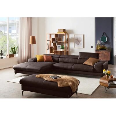 W.SCHILLIG Piedroo - Vintage-Softleder Sofa mit verstellbarem Kopfstütze W.SCHILLIG Piedroo - Vintage-Softleder Sofa mit verstellbarem Kopfstütze