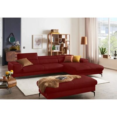 W.SCHILLIG Piedroo L-Form Sofa - Leder mit Modeprägung W.SCHILLIG Piedroo L-Form Sofa - Leder mit Modeprägung