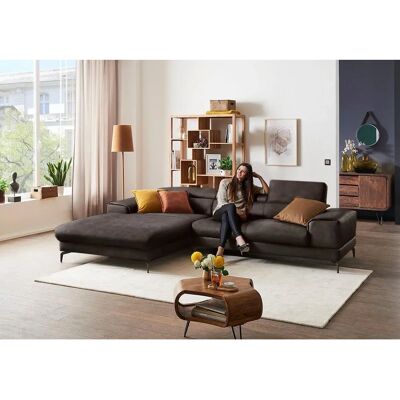 W.SCHILLIG piedroo - Mikrofaser Lederoptik - Longchair links - Sofa W.SCHILLIG piedroo - Mikrofaser Lederoptik - Longchair links - Sofa